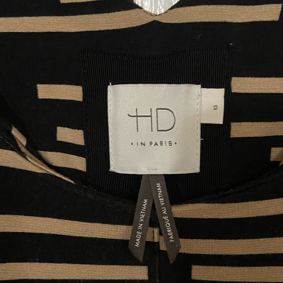 Anthropologie HD in Paris Saraid Striped Fit n' Flare Jersey Dress XS - Picture 4 of 7